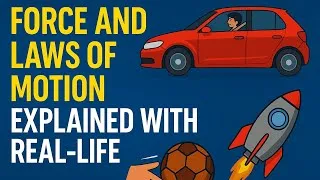 Thumbnail: Why Things Move! Force & Laws of Motion in Real Life (Class 9 Science)