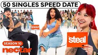 Thumbnail: 50 singles speed date strangers | swipe or swap