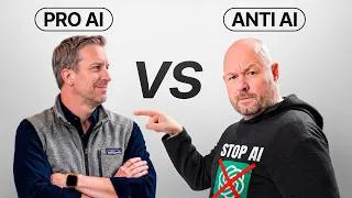 Thumbnail: Will AI Destroy the Workplace? Pro vs Anti AI