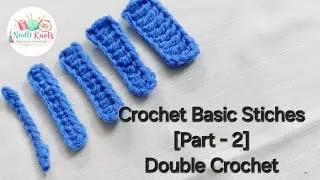Thumbnail: Crochet Basics Stitches Part - 2 #crochet #crochetbasics