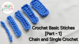 Thumbnail: Crochet Basic Stitches [Part - 1] #Crochet #handmade #crochettutorial