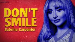 Thumbnail: Sabrina Carpenter -  Don't Smile (Lyrics + Letra)