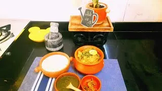 Thumbnail: Handi Pulav Recepie!!Cooking In Clay Pot!!Quick N Tasty Lunch Box Recepie!!Healthy One Pot Meal!!