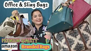 Thumbnail: Stylish Office, Travel & Sling Bags From Amazon 💕 | Amazon Bags Haul | Neema's Corner  