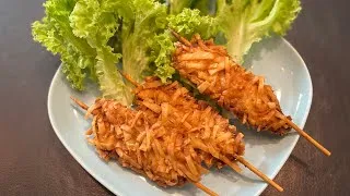 Thumbnail: Crispy Threaded Chicken | Easy Ifthar Snacks | Ramadan 2024