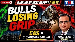 Thumbnail: Bulls Losing Grip? HDFC, ICICI Bank & RIL Drag Markets | Nifty Trend Turns Bearish | The N Show 