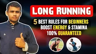 Thumbnail: "Long Running Beginners के लिए 5 Golden Rules⚡Stamina & Energy 100% Guaranteed!"