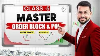Thumbnail: Master Order Block & POI | ICT + SMC Trading Course (Ep.5) | Order Block Trading Strategy