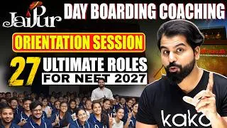 Thumbnail: 27 Ultimate Rules for Success I NEET 2027 | Day Boarding Coaching Orientation Session #abksir