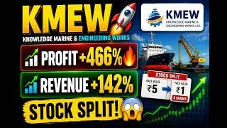 Thumbnail: KMEW Q1 Results 🔥 | Profit 466% बढ़ा! | Revenue +142% | अब Stock में क्या करें?