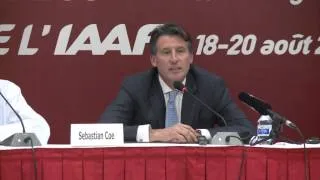 Thumbnail: Sebastian Coe Arrogantly Dismisses IAAF Conflicts of Interest Question