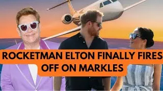 Thumbnail: ROCKET MAN ELTON FIRES AT HARRY & MARKLE LATEST #meghanmarkle #royal #princeharry 