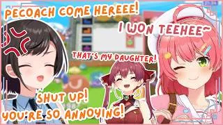 Thumbnail: MAD Subaru Gets COOKED by Miko & Marine She Calls Pekora Coach for HELP! 😭🤣 | Hololive Clip