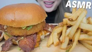 Thumbnail: ASMR The OG Burger and Fries *NO Talking Eating Sounds | N.E Let's Eat