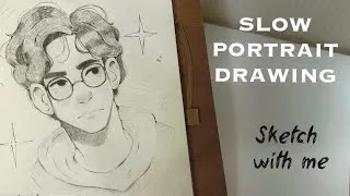 Thumbnail: Slow Portrait Drawing – Real Time