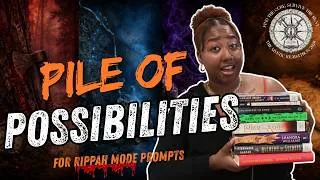 Thumbnail: My Mystic Readathon Pile of Possibilities! 📚 | September TBR