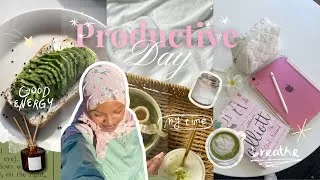 Thumbnail: 🎀 romanticising study life, productive days in my life as a content creator and student✨🌸