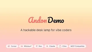 Thumbnail: Hackable Desk Lamp for Vibe Coders | Andon