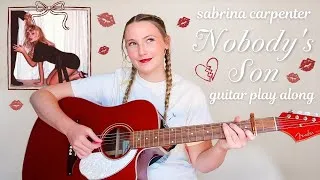 Thumbnail: Sabrina Carpenter Nobody's Son Guitar Play Along // Man's Best Friend❤️
