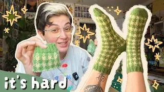 Thumbnail: knitting socks until i make the perfect pair