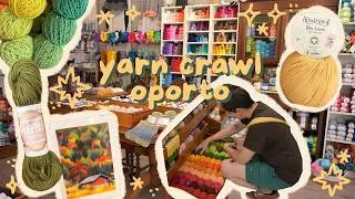 Thumbnail: exploring yarn stores in porto, portugal 🐑 ovelha negra, lopo xavier, o galeria and more!