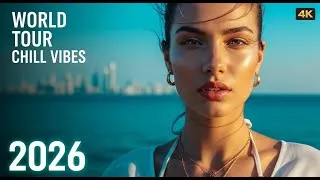 Thumbnail: “World Tour Chill Vibes 2026 🌴 | Deep House Ocean Mix | NENGERK”