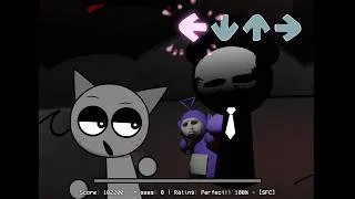 Thumbnail: Nocturnal Protocol but Black and Gray Sing It 🎶 (FNF Sprunki Cover + Reskin)