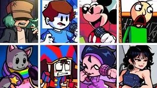 Thumbnail: Nerves but Different Characters Sing It 🎶 (FNF Nerves but Everyone Sings It)