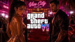 Thumbnail: 🚨 GTA 6 Official Cover & Pre-Order Hype: "Only Rough Nights" | Vice City Phonk 💎🌴