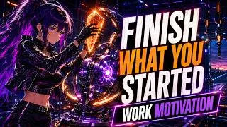 Thumbnail: Finish What You Started | 1 Hour Fast Eurobeat for Work & Motivation