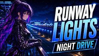 Thumbnail: Runway Lights at Midnight | 1 Hour Instrumental Eurobeat for Night Driving