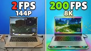 Thumbnail: I Turned a $1 Laptop into a GAMING Laptop