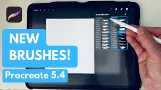 Thumbnail: Every New Brush in Procreate 5.4 (Full Tour)