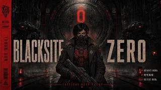 Thumbnail: BLACKSITE ZERO | Dark Cyberpunk Techno Noir · Tactical Deep Focus · 1 Hour