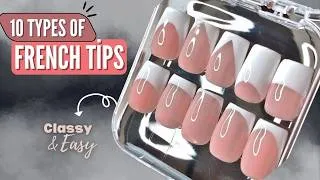 Thumbnail: 10 Types Of French Tip Nails 💅🏻 French Nail Art Designs Tutorial