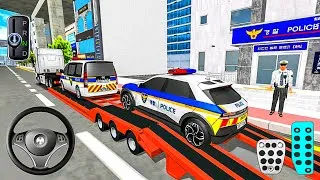 Thumbnail: Police Officer Cars Transporter New Trailer Truck - 3D Driving Class Simulation Android game