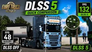 Thumbnail: DLSS 5 vs Native in ETS2