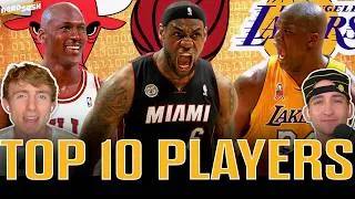 Thumbnail: Top 10 Players in NBA History: LeBron vs. MJ, Shaq vs. Duncan, Bird vs. Magic | Nerd Sesh