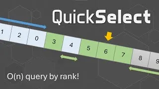 Thumbnail: Quickselect Algorithm - Find elements by rank without sorting!