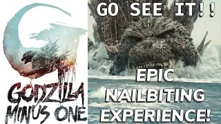 Thumbnail: Godzilla Minus One is an EPIC NAILBITING EXPERIENCE |NON-SPOILER REVIEW