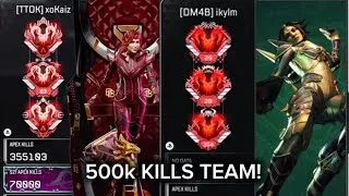 Thumbnail: #1 CONSOLE PRED 500K KILL RANKED TEAM DOMINATES TOP PREDS!!..(Apex legends)