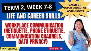 Thumbnail: Workplace Communication Netiquette, Phone Etiquette Life and Career Skills Term 2, Weeks 7–8
