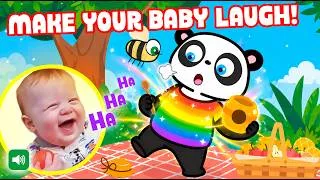 Thumbnail: Uh-Oh! Goofy Panda Has Rainbow Hiccups! | COMPILATION | Funny Kids Cartoon | NERONI KIDS