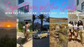 Thumbnail: girls trip to cape town | girl dinner, wine tasting, safari game drive, cape town nightlife