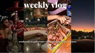 Thumbnail: vlog: weekends in gaborone, heatwaves, nights out, the best food ever