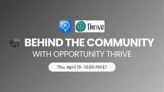 Thumbnail: Behind the Community with Opportunity Thrive