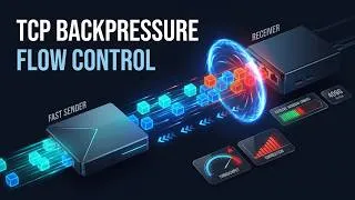 Thumbnail: What Does the Receiver Send Back to Control the Flow? TCP Backpressure Explained