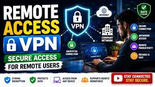 Thumbnail: Remote Access VPN Explained: Secure Remote Connections Anytime, Anywhere with Strong Encryption