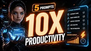 Thumbnail: 5 AI Prompts You NEED To Use In 2026 10X Your Productivity