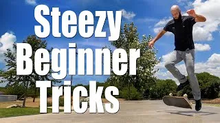 Thumbnail: 5 Sickest Beginner Skate Tricks On Planet Earth 🛹🌎